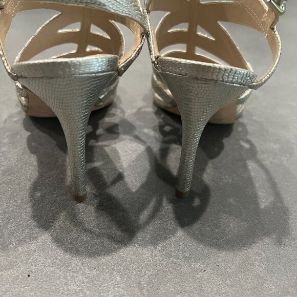 Via Spiga Silver Sandals - Size 7.5 - Picture 6 of 13